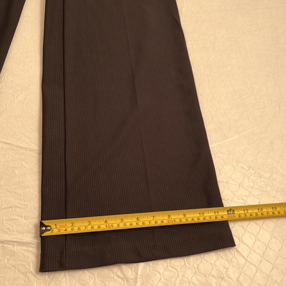 Express Y2K black stretch tuxedo style pants 7/8 - Picture 11 of 12